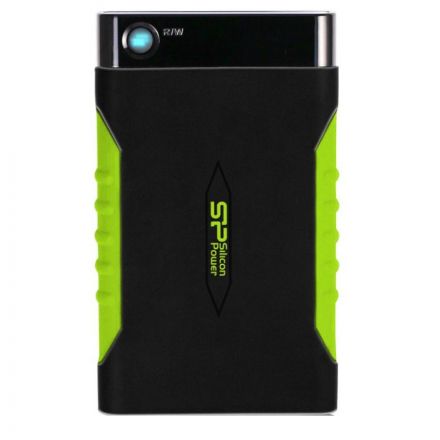 Портативный HDD Silicon Power Armor A15 1 TB USB 3.2, зеленый, резина Портативный HDD Silicon Power Armor A15 1 TB USB 3.2, зеленый, резина