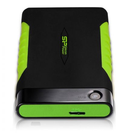 Портативный HDD Silicon Power Armor A15 1 TB USB 3.2, зеленый, резина Портативный HDD Silicon Power Armor A15 1 TB USB 3.2, зеленый, резина