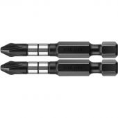 Бита KRAFTOOL Impact Pro PH2, 50мм, тип Е, 2шт/уп (26191-2-50-S2)