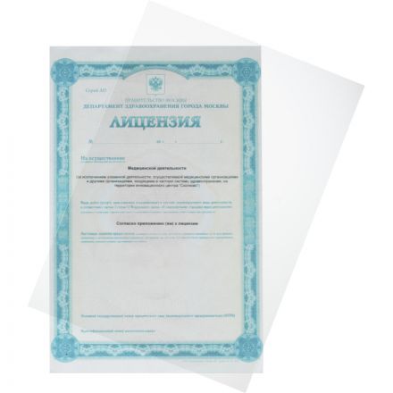 Обложки для переплета пластиковые ProMega office матовые,300 мкм,100 шт/уп