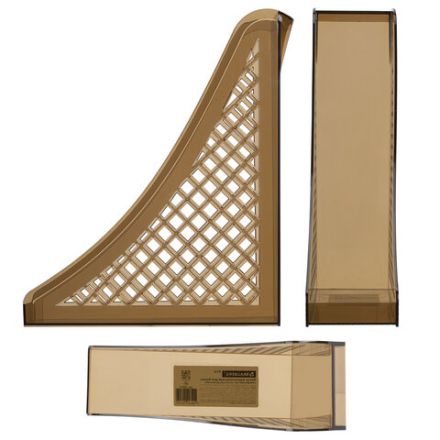 Лоток вертикальный для бумаг BRAUBERG ECO, 240х80х290 мм, сетчатый, дымчатый, 239015 Лоток вертикальный для бумаг BRAUBERG ECO, 240х80х290 мм, сетчатый, дымчатый, 239015
