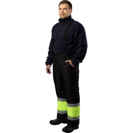 Брюки рабочие зимние муж. з28-БР лимон/черн (р.56-58) 170-176 Брюки рабочие зимние муж. з28-БР лимон/черн (р.56-58) 170-176