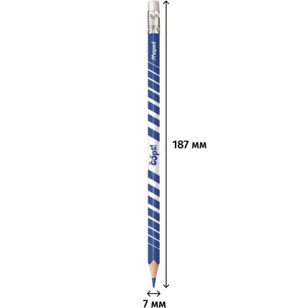 Карандаши цветные Maped COLOR'PEPS OOPS пластик,c ластиком,24цв/наб,832824 Карандаши цветные Maped COLOR'PEPS OOPS пластик,c ластиком,24цв/наб,832824