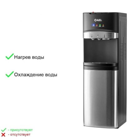 Кулер AEL LC-AEL-2018a black/ss ice нагрев компрес  охл ледогенератор