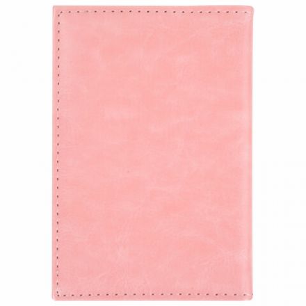 Обложка для паспорта экокожа, мягкая вставка изолон, "PASSPORT", розовая, STAFF "Profit", 238409