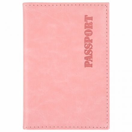 Обложка для паспорта экокожа, мягкая вставка изолон, "PASSPORT", розовая, STAFF "Profit", 238409 Обложка для паспорта экокожа, мягкая вставка изолон, "PASSPORT", розовая, STAFF "Profit", 238409