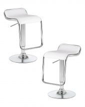 Набор 2 шт Стул барный DOBRIN CRACK, белый Набор 2 шт Стул барный DOBRIN CRACK, белый