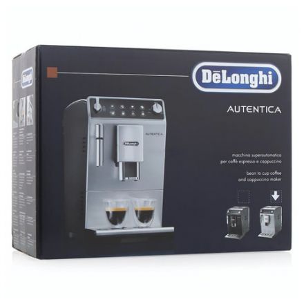 Кофемашина DELONGHI Autentica ETAM 29.510.SB, 1450 Вт, объем 1,4 л, ручной капучинатор, серебристая, ETAM29.510.SB Кофемашина DELONGHI Autentica ETAM 29.510.SB, 1450 Вт, объем 1,4 л, ручной капучинатор, серебристая, ETAM29.510.SB