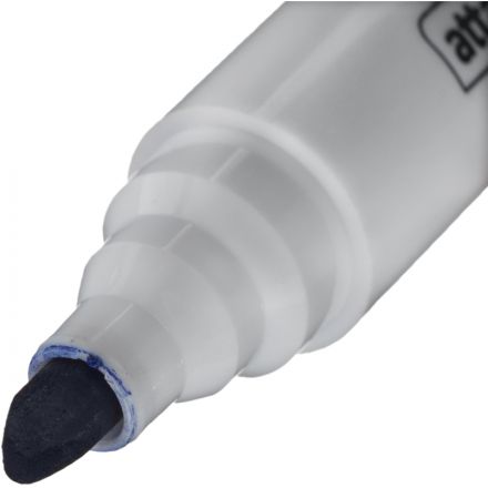 Маркер перманентный ATTACHE синий 1,5-3 мм скошенный наконечник Маркер перманентный ATTACHE синий 1,5-3 мм скошенный наконечник