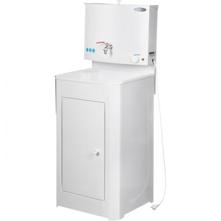 Умывальник дачный TOPFORT ELEGANT с подогревом 17л, пласт мойка, белый