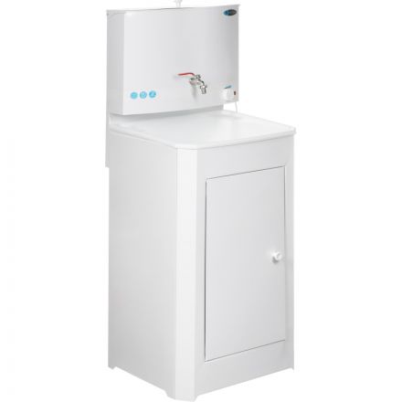 Умывальник дачный TOPFORT ELEGANT с подогревом 17л, пласт мойка, белый