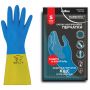 Перчатки латексно-неопреновые КЩС, ULTRA NEOPRENE, химически устойчивые, размер 7-7,5 S (малый), RABBITEX (РАББИТЕКС), 701113