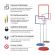 Стойка напольная раздвижная Promega office А4 двусторонняя серая (215x300 мм)