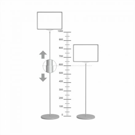 Стойка напольная раздвижная Promega office А4 двусторонняя серая (215x300 мм) Стойка напольная раздвижная Promega office А4 двусторонняя серая (215x300 мм)