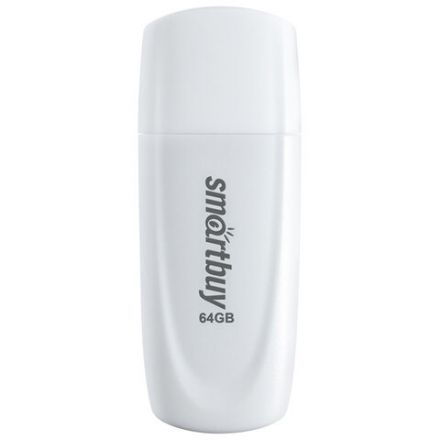 Флеш-диск 64 GB SMARTBUY Scout USB 2.0, белый, SB064GB2SCW Флеш-диск 64 GB SMARTBUY Scout USB 2.0, белый, SB064GB2SCW
