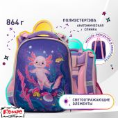 Ранец Комус Класс Аксолотль 2 отд., эргоном, с мешком(пристегив) Ранец Комус Класс Аксолотль 2 отд., эргоном, с мешком(пристегив)
