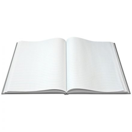 Книга учета OfficeSpace, А4, 96л., линия, 200*290мм, твердый картон, 7БЦ, блок офсетный