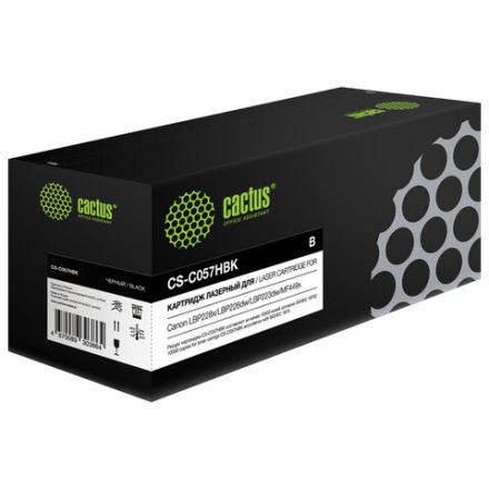 Картридж лазерный CACTUS (CS-C057HBK) для Canon i-SENSYS LBP223dw/226dw/228x, ресурс 10 000 страниц Картридж лазерный CACTUS (CS-C057HBK) для Canon i-SENSYS LBP223dw/226dw/228x, ресурс 10 000 страниц