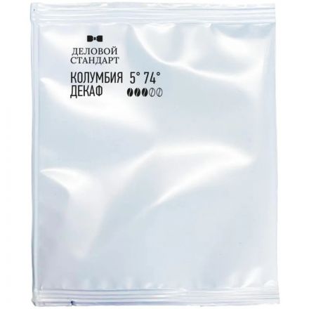 Кофе молотый в дрип-пакетах Деловой Стандарт Decaf, 10грx5шт/уп Кофе молотый в дрип-пакетах Деловой Стандарт Decaf, 10грx5шт/уп