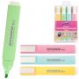 Набор текстовыделителей ЮНЛАНДИЯ 4 шт., АССОРТИ, "COLORSTAR PASTEL", линия 1-4 мм, 151716