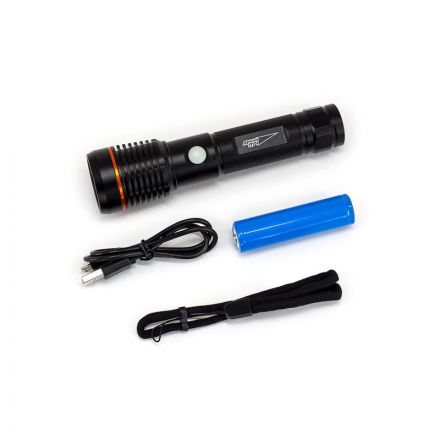 Фонарь ручной ЯРКИЙ ЛУЧ T7v.3 Osram P9 max600лм 5000K 3 реж. IPX4 акк Фонарь ручной ЯРКИЙ ЛУЧ T7v.3 Osram P9 max600лм 5000K 3 реж. IPX4 акк