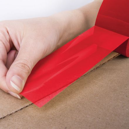 Клейкая лента упаковочная 48 мм х 66 м, КРАСНАЯ, толщина 45 микрон, BRAUBERG, 440074 Клейкая лента упаковочная 48 мм х 66 м, КРАСНАЯ, толщина 45 микрон, BRAUBERG, 440074