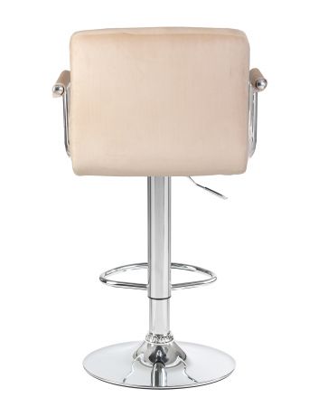 Стул барный DOBRIN KRUGER ARM, бежевый велюр (MJ9-10) Стул барный DOBRIN KRUGER ARM, бежевый велюр (MJ9-10)