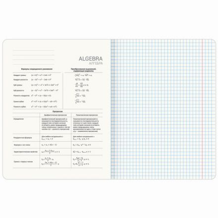 Тетради предметные, КОМПЛЕКТ 12 ПРЕДМЕТОВ, 48 л., матовая ламинация, BRAUBERG, "BLACK&WHITE", 404835