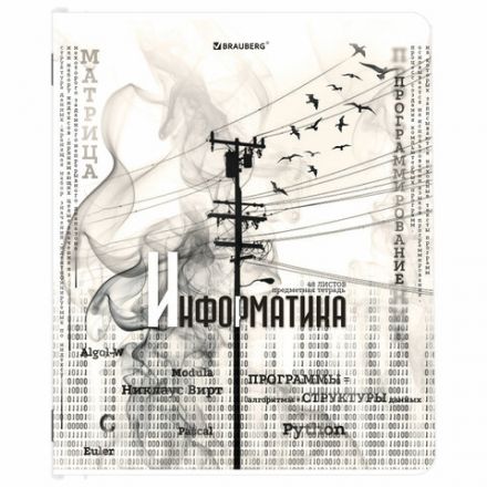 Тетради предметные, КОМПЛЕКТ 12 ПРЕДМЕТОВ, 48 л., матовая ламинация, BRAUBERG, "BLACK&WHITE", 404835 Тетради предметные, КОМПЛЕКТ 12 ПРЕДМЕТОВ, 48 л., матовая ламинация, BRAUBERG, "BLACK&WHITE", 404835
