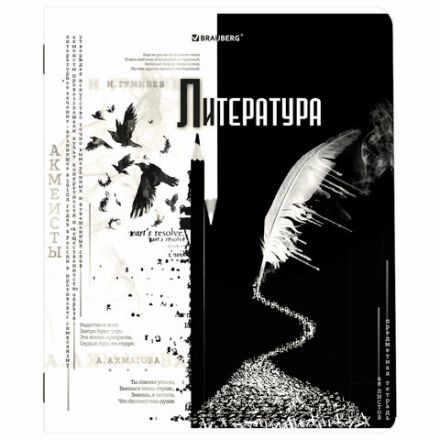 Тетради предметные, КОМПЛЕКТ 12 ПРЕДМЕТОВ, 48 л., матовая ламинация, BRAUBERG, "BLACK&WHITE", 404835 Тетради предметные, КОМПЛЕКТ 12 ПРЕДМЕТОВ, 48 л., матовая ламинация, BRAUBERG, "BLACK&WHITE", 404835