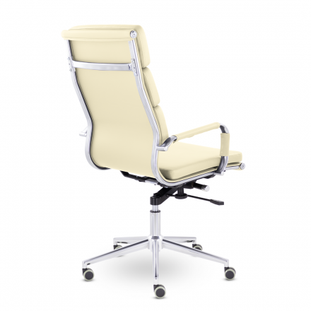 Кресло СН-303 Кайман Трио В soft2 хром Ср S-0414 (темно-бежевый) Кресло СН-303 Кайман Трио В soft2 хром Ср S-0414 (темно-бежевый)