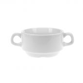 Чаша для бульона 4 100мм 300 мл, белая, фарфор, Collage 6шт/уп фк376