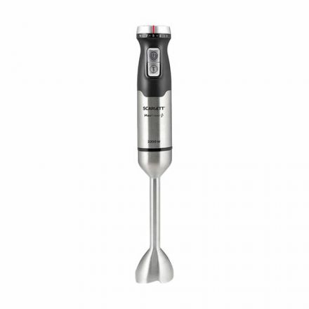 Блендер погружной SCARLETT SC-HB42F40, 2200 Вт, 9 скоростей, 3 насадки, стакан, черный