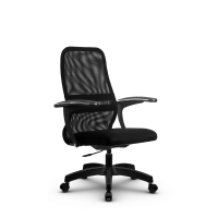 Кресло Метта SU-CM-8P черное/черное Pl