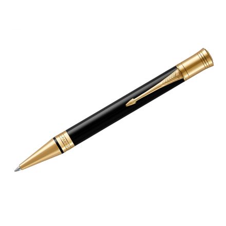 Ручка шариковая Parker "Duofold Black GT" черная, 1,0мм, подарочная упаковка Ручка шариковая Parker "Duofold Black GT" черная, 1,0мм, подарочная упаковка