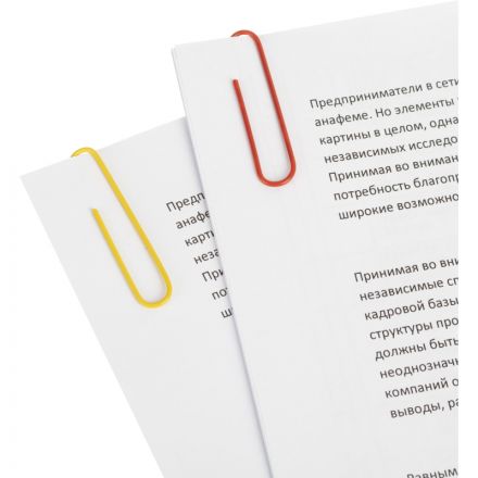 Скрепки Attache Economy c полимерн. покрытием, 50 мм, разноцветные,50 шт/уп Скрепки Attache Economy c полимерн. покрытием, 50 мм, разноцветные,50 шт/уп