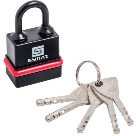 Замок навесной всепогодный_УЗК БУЛАТ ВС 3-Н45 ПЛ 5 кл. d=6мм Замок навесной всепогодный_УЗК БУЛАТ ВС 3-Н45 ПЛ 5 кл. d=6мм