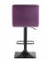 Стул барный DOBRIN DOMINIC, фиолет велюр (MJ9-58) Стул барный DOBRIN DOMINIC, фиолет велюр (MJ9-58)
