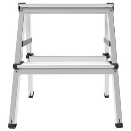 Стремянка алюминиевая двухсторонняя 2х2 ступени, высота площадки 0,43 м, до 150 кг, вес 1,8 кг, НОВАЯ ВЫСОТА, 1120202 Стремянка алюминиевая двухсторонняя 2х2 ступени, высота площадки 0,43 м, до 150 кг, вес 1,8 кг, НОВАЯ ВЫСОТА, 1120202