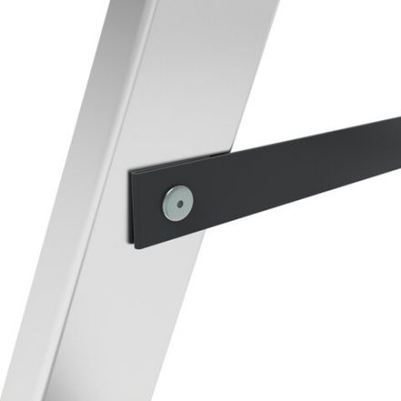 Стремянка алюминиевая двухсторонняя 2х2 ступени, высота площадки 0,43 м, до 150 кг, вес 1,8 кг, НОВАЯ ВЫСОТА, 1120202 Стремянка алюминиевая двухсторонняя 2х2 ступени, высота площадки 0,43 м, до 150 кг, вес 1,8 кг, НОВАЯ ВЫСОТА, 1120202