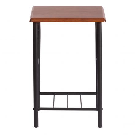 Тумба прикроватная PICCOLO, металл/гевея, 37х40х60см, черный/красный дуб Тумба прикроватная PICCOLO, металл/гевея, 37х40х60см, черный/красный дуб