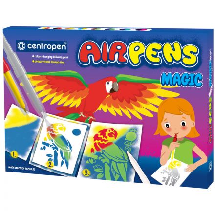 Фломастеры воздушные Centropen "AirPens Magic", 08цв.+3, картон. упаковка Фломастеры воздушные Centropen "AirPens Magic", 08цв.+3, картон. упаковка