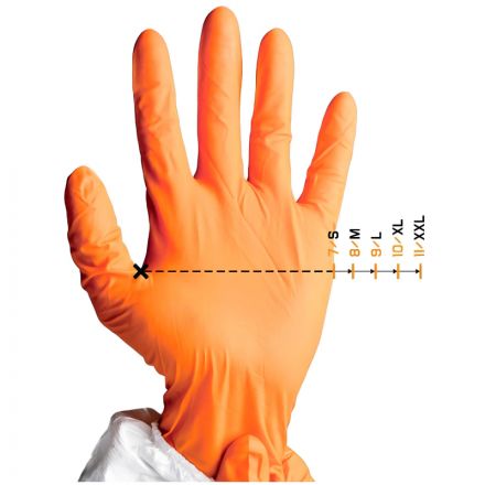 Перчатки нитриловые с хлопковым напылением JetaSafety JN711 цв.зеленый р.M