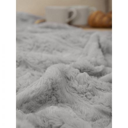 Плед Buenas Noches Мягкий мех Греция 220х240 см Серый Плед Buenas Noches Мягкий мех Греция 220х240 см Серый