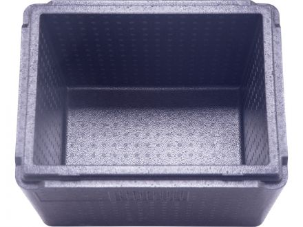 Контейнер 400х298х340 21л. с крышкой  чёрный