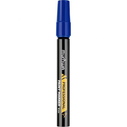 Маркер -краска MunHwa Professional Paint Marker синяя, 4мм, нитро-основа Маркер -краска MunHwa Professional Paint Marker синяя, 4мм, нитро-основа