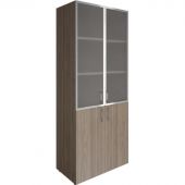 Шкаф YALTA со стекл/рама LT-ST 1.2R вяз благородный В2012