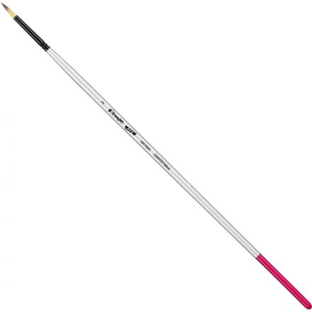 Кисть художественная Комус Арт синтетика средн.жест,кругл.,№3,длинная ручка Кисть художественная Комус Арт синтетика средн.жест,кругл.,№3,длинная ручка