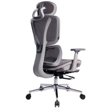 Кресло BRABIX PREMIUM "Evolution ER-700", подножка, слайдер, синхромеханизм, сетка, серое, 532948 Кресло BRABIX PREMIUM "Evolution ER-700", подножка, слайдер, синхромеханизм, сетка, серое, 532948