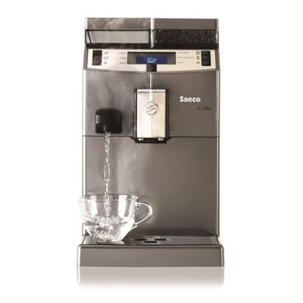 Кофемашина SAECO LIRIKA One Touch Cappuccino, 1850 Вт, объем 2,5 л, емкость для зерен 500 г, автокапучинатор, серебристая, 10004768 Кофемашина SAECO LIRIKA One Touch Cappuccino, 1850 Вт, объем 2,5 л, емкость для зерен 500 г, автокапучинатор, серебристая, 10004768